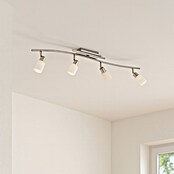 Tween Light Regleta LED Caborca (4 luces, Níquel mate, Potencia máx.: 12 W, G9)