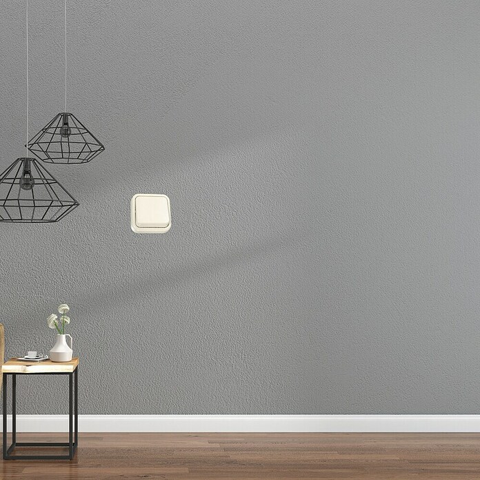 Fontini Kristal Interruptor/Conmutador (Marfil, Plástico, En pared, 1 ud.)