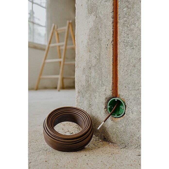 Bricable Cable unipolar fase 1x4 (H07V-K1x4, 10 m, Marrón)