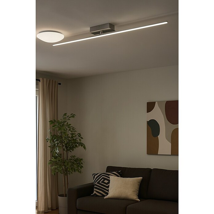 Tween Light Plafón LED Rezzato (1 luz, 7 W, 9 x 90 x 11,5 cm, Cromo)
