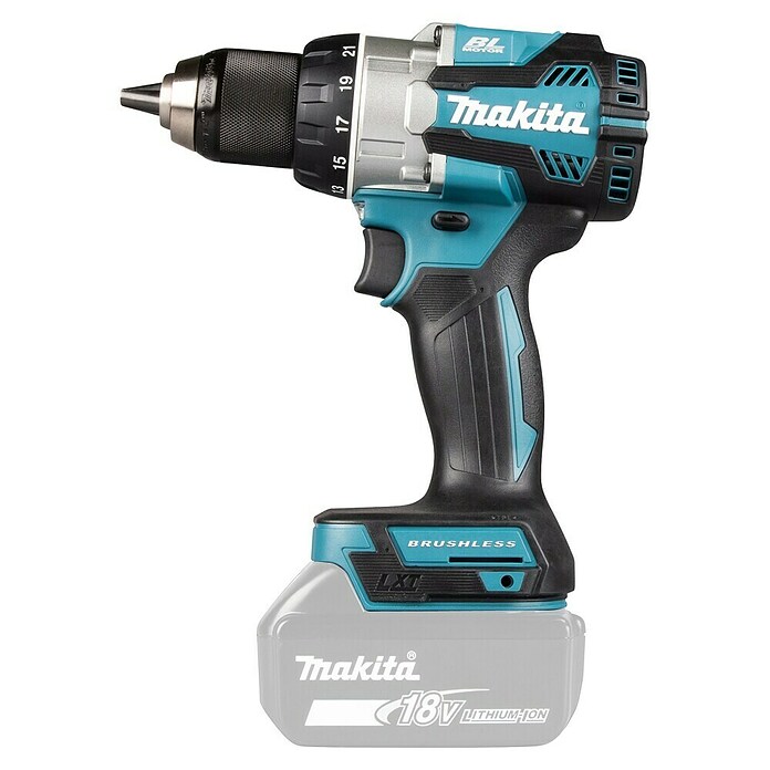 Makita LXT 18V Taladro atornillador de batería DDF489Z (18 V, Sin batería, 73 Nm) | BAUHAUS