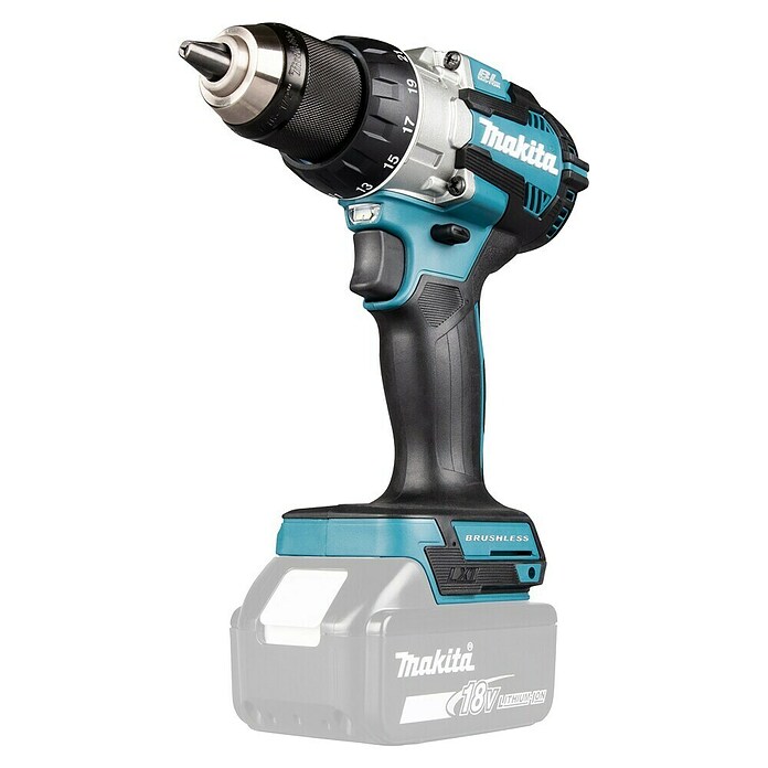 Makita LXT 18V Taladro atornillador de batería DDF489Z (18 V, Sin batería, 73 Nm) | BAUHAUS