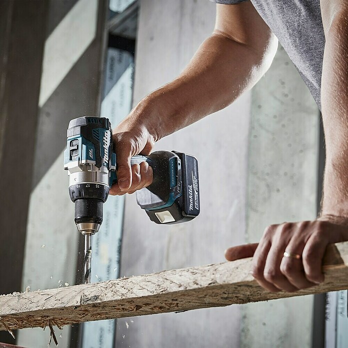 Makita LXT 18V Taladro atornillador de batería DDF489Z (18 V, Sin batería, 73 Nm) | BAUHAUS