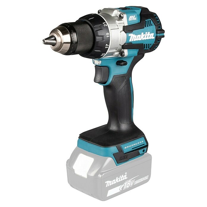 Makita LXT 18V Taladro atornillador de batería DDF489Z (18 V, Sin batería, 73 Nm) | BAUHAUS