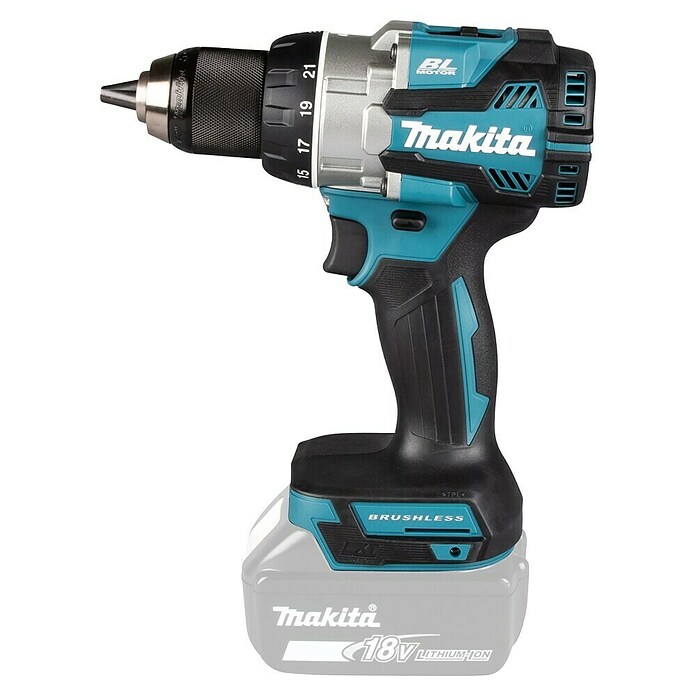 Makita LXT 18V Taladro atornillador de batería DDF489Z (18 V, Sin batería, 73 Nm) | BAUHAUS