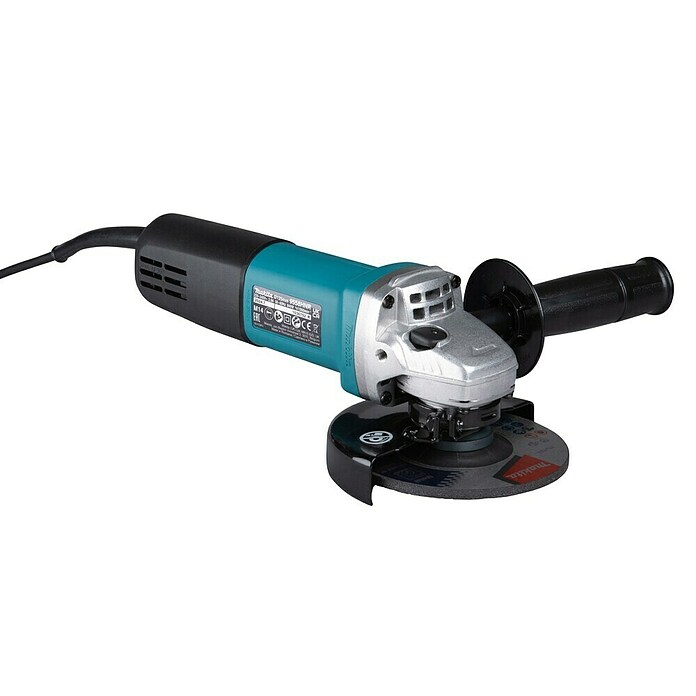 Makita Amoladora angular eléctrica 9558HNRG (840 W, Diámetro disco: 125 mm, Número de revoluciones de marcha en vacío: 11.000 r.p.m.) | BAUHAUS