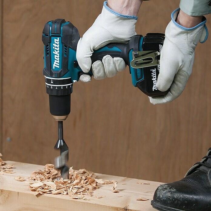 Makita LXT 18V Taladro atornillador percutor de batería DHP482RFX9 (18 V, 2 baterías, 3 Ah) | BAUHAUS