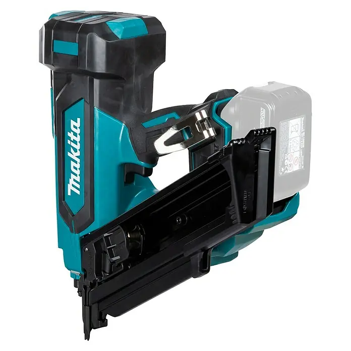 Makita LXT 18V Clavadora de batería DBN900ZK - 18 V, Sin batería - Clavadora inalámbrica Makita muestra un diseño innovador. Esta herramienta ofrece potencia y precisión para aplicaciones profesionales.
