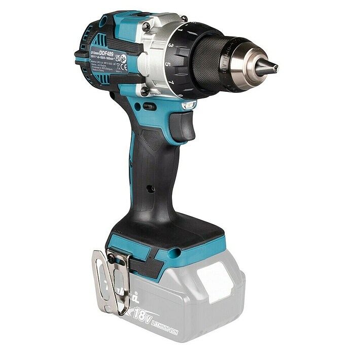 Makita LXT 18V Taladro atornillador de batería DDF489Z (18 V, Sin batería, 73 Nm) | BAUHAUS