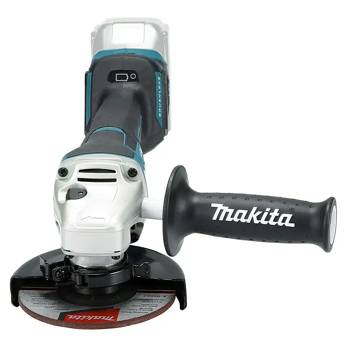 Makita LXT 18V Akku-Winkelschleifer DGA517Z - Ohne Akku, Durchmesser Scheibe: 125 mm - Makita Akku-Winkelschleifer mit Zusatzhandgriff für präzises Schleifen, Trennen und Entgraten. Ideal für professionelle Handwerker und Heimwerker.