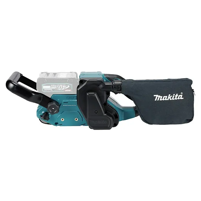 Makita XGT 40V max. Akku-Bandschleifer BS001GZ - 40 V, Ohne Akku - Das Makita Akku-Bandschleifgerät für professionelles Schleifen mit hoher Leistung und kabelloser Freiheit. Ideal für Werkstattarbeiten.