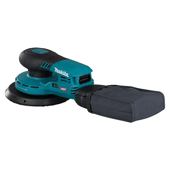 Makita XGT 40V max. Akku-Exzenterschleifer BO002CGZ - 40 V, Ohne Akku, Durchmesser Schleifteller: 150 mm - Makita Akku-Exzenterschleifer mit Staubbeutel, ideal für Schleifarbeiten. Kompaktes Design für komfortable Handhabung und präzise Ergebnisse.