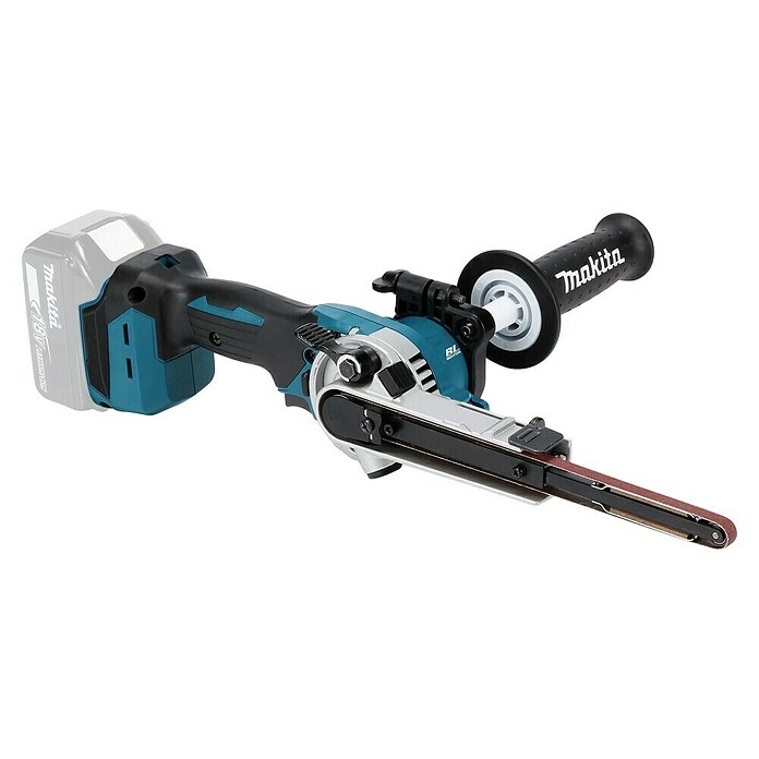 Makita LXT 18V Lijadora de banda estrecha de batería DBS180 (18 V, Sin batería, Velocidad de cinta: 600 m/min - 1.700 m/min) | BAUHAUS