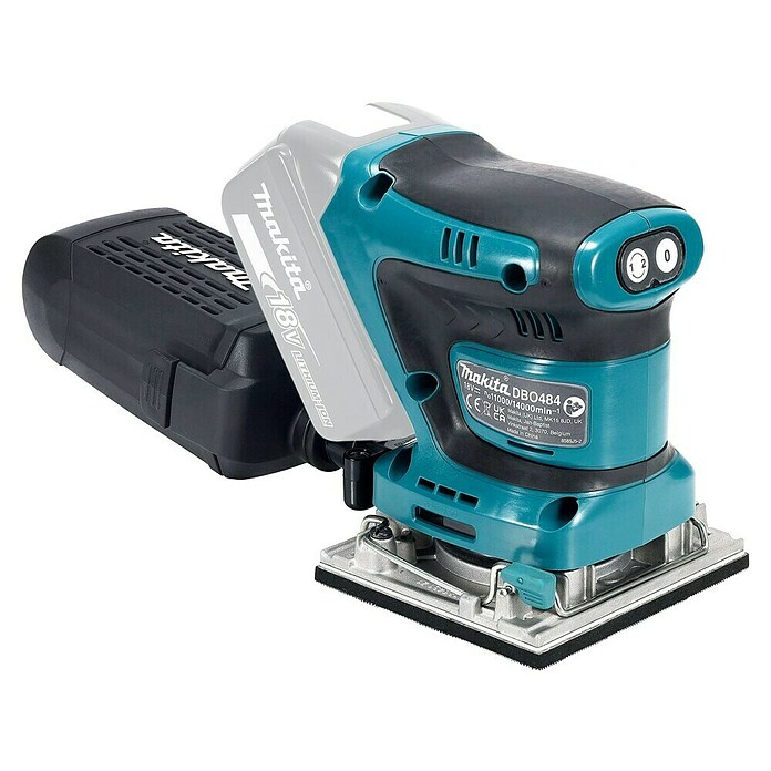 Makita LXT 18V Lijadora orbital de batería DBO484 (18 V, Sin batería) | BAUHAUS