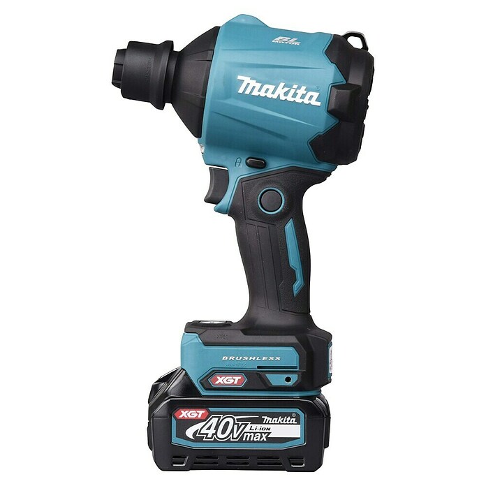 Makita XGT 40V max. Soplador de batería AS001G (40 V, 1 batería, Velocidad: 200 m/s) | BAUHAUS