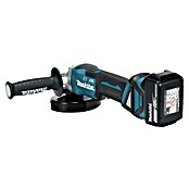 Makita LXT 18V Amoladora angular de batería DGA517 (18 V, 2 baterías, 5 Ah, Diámetro disco: 125 mm) | BAUHAUS