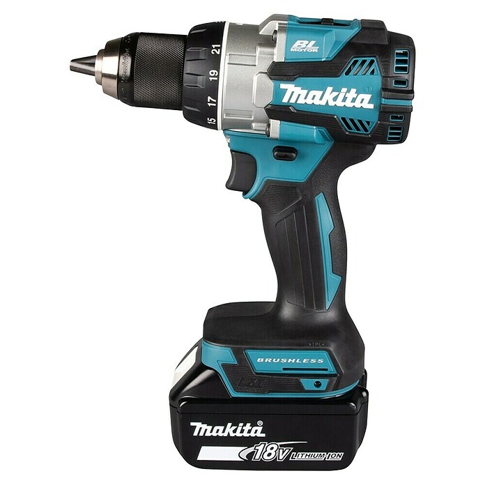 Makita LXT 18V Taladro atornillador de batería DDF489 (18 V, 2 baterías, 73 Nm) | BAUHAUS