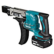 Makita LXT 18V Atornillador para placas de yeso de batería DFR550RTJ (18 V, 2 baterías, 5 Ah, 4.000 r.p.m.) | BAUHAUS