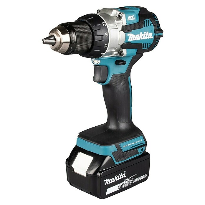 Makita LXT 18V Taladro atornillador de batería DDF489 (18 V, 2 baterías, 73 Nm) | BAUHAUS