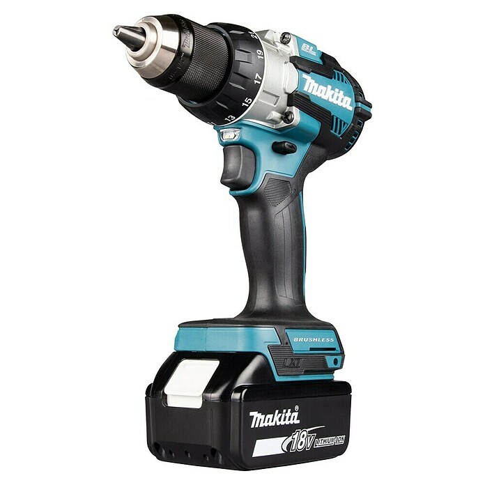 Makita LXT 18V Taladro atornillador de batería DDF489 (18 V, 2 baterías, 73 Nm) | BAUHAUS