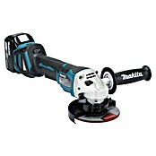 Makita LXT 18V Amoladora angular de batería DGA517 (18 V, 2 baterías, 5 Ah, Diámetro disco: 125 mm) | BAUHAUS