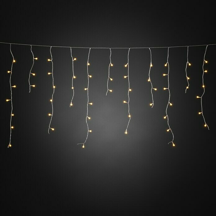 Konstsmide LED-Lichtervorhang (Außen, 400-flammig, L x B: 0,7 x 20,27 m)