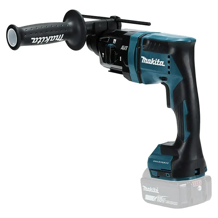 Makita LXT 18V Akku-Kombihammer DHR182Z - 18 V, Ohne Akku, 1,7 J - Makita Akku-Bohrhammer mit AVT, bürstenlosem Motor und 18V Lithium-Ionen Akku für effizientes und vibrationsarmes Arbeiten.