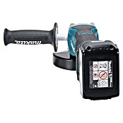 Makita LXT 18V Amoladora angular de batería DGA519RTJ (18 V, 2 baterías, Diámetro disco: 125 mm) | BAUHAUS