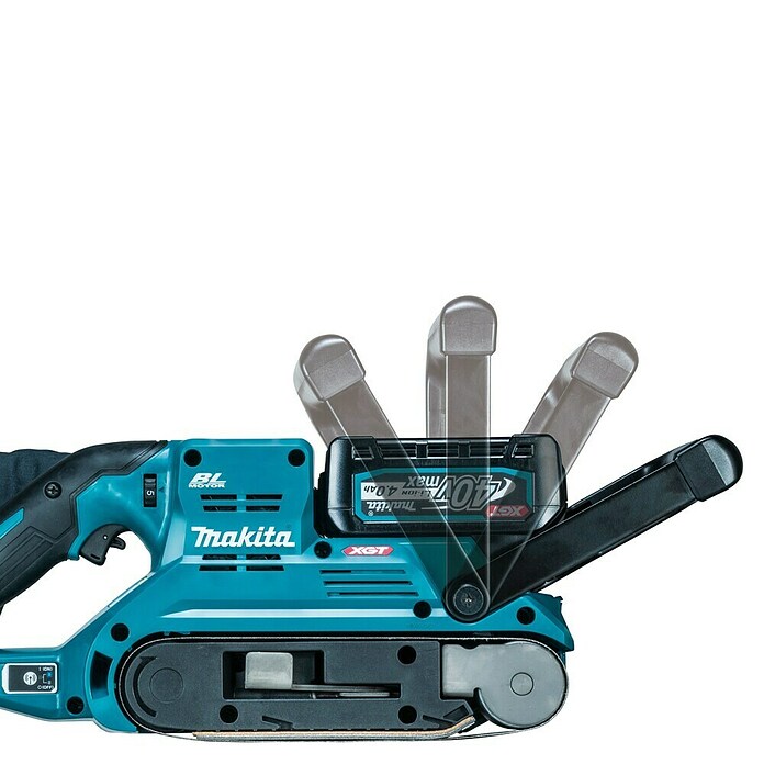 Makita XGT 40V max. Lijadora de banda de batería BS001G (40 V, Sin batería) | BAUHAUS