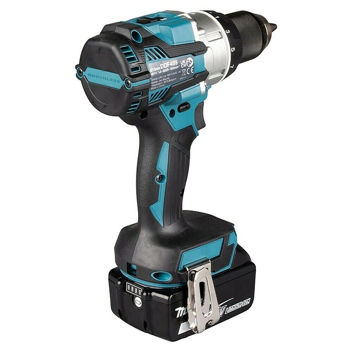 Makita LXT 18V Taladro atornillador de batería DDF489 (18 V, 2 baterías, 73 Nm) | BAUHAUS