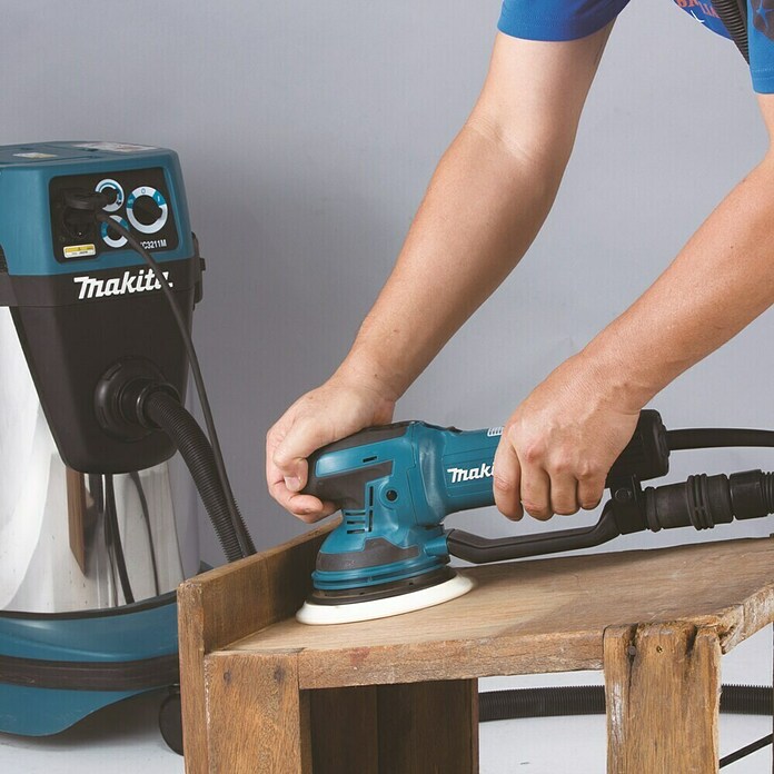 Makita Lijadora excéntrica eléctrica BO6050J (750 W, Diámetro disco de lija: 150 mm) | BAUHAUS