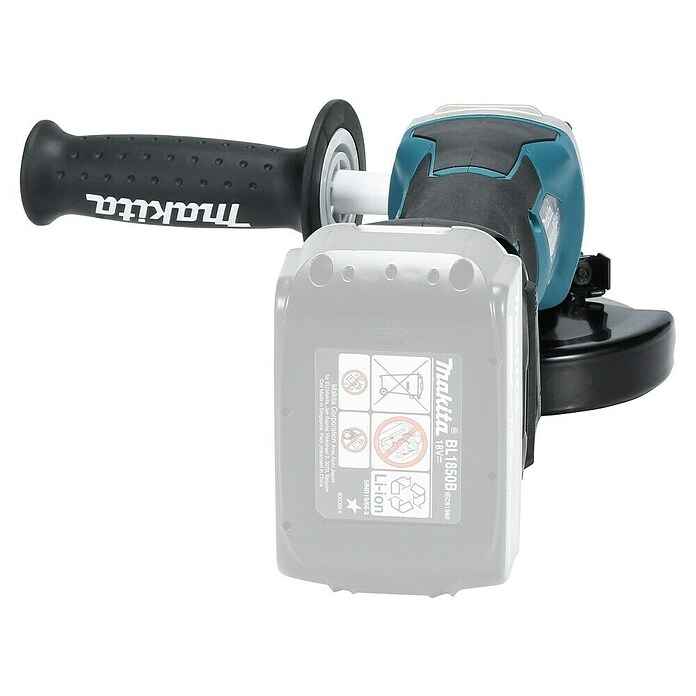 Makita LXT 18V Amoladora angular de batería DGA517Z (18 V, Sin batería, Diámetro disco: 125 mm) | BAUHAUS