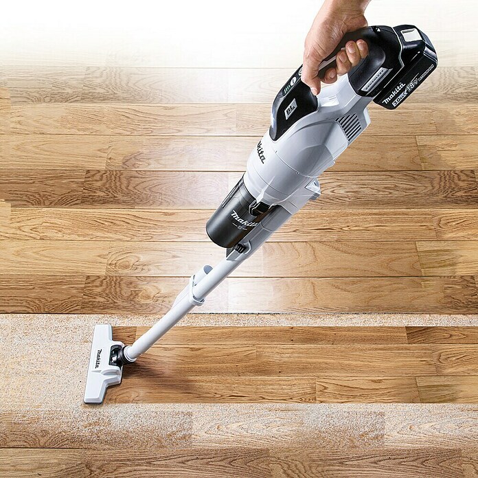 Makita LXT 18V Aspirador de batería DCL286FZW (18 V, Sin batería, Volumen de recipiente: 0,25 l) | BAUHAUS