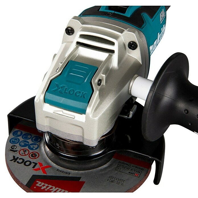 Makita LXT 18V Amoladora angular de batería DGA521 (18 V, Sin batería, Diámetro disco: 125 mm) | BAUHAUS