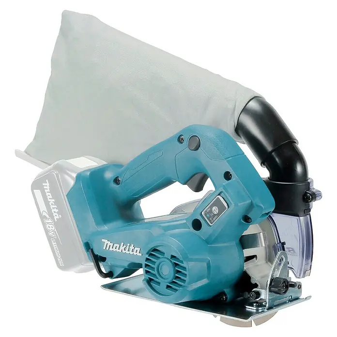 Makita LXT 18V Akku-Diamantschneider DCC500Z - 18 V, Ohne Akku - Eine Makita Akku-Handkreissäge mit Staubbeutel. Ideal zum Schneiden von Fliesen und anderen Materialien, mit praktischer Staubabsaugung.