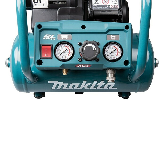 Makita XGT 40V max. Compresor de batería AC001GZ (40 V, Sin batería, 9,3 bar) | BAUHAUS