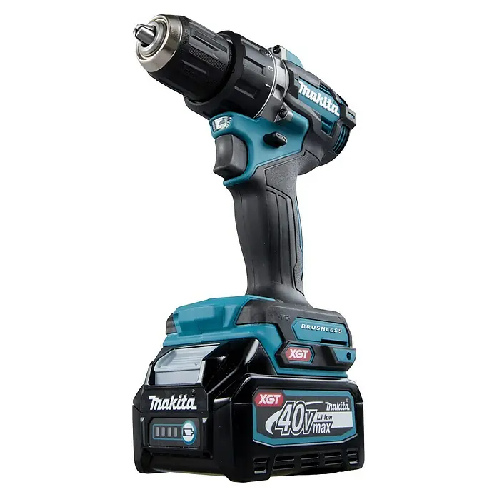 Makita XGT 40V max. Akku-Bohrschrauber-Set DF002GA202 - 40 V, 2 Akkus, 2 Ah, Max. Drehmoment: 64 Nm - Makita Akku-Bohrschrauber mit einem 40V Akku, robust und leistungsstark für anspruchsvolle Bohr- und Schraubarbeiten im professionellen Bereich.