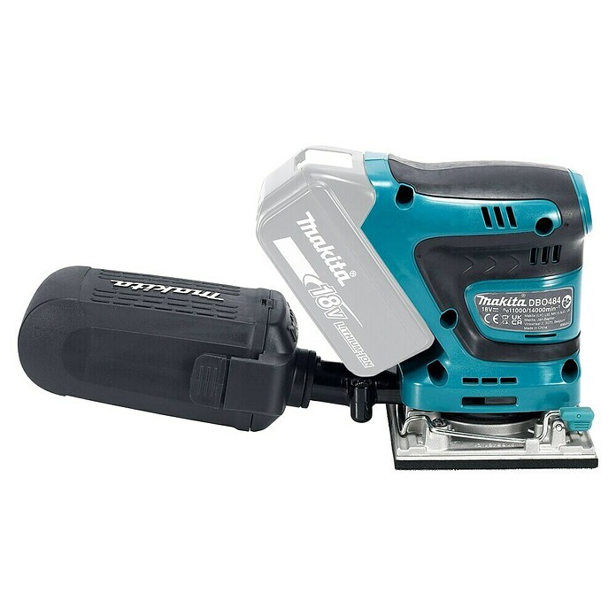 Makita LXT 18V Lijadora orbital de batería DBO484 (18 V, Sin batería) | BAUHAUS