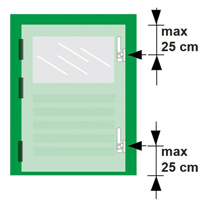 Axa Raamgreep rechts type 3329 (Zilver, Aluminium) | BAUHAUS