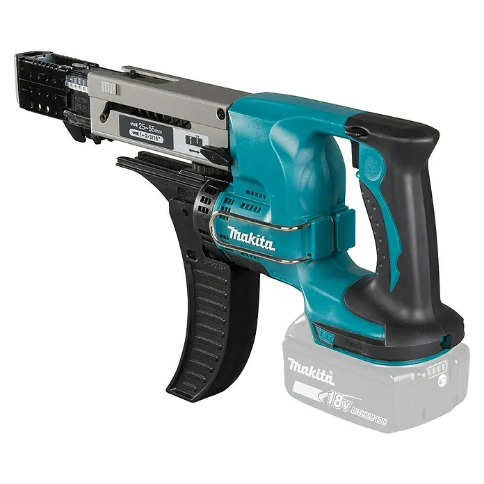 Makita LXT 18V Atornillador para placas de yeso de batería DFR550Z - 18 V, Sin batería, 4.000 r.p.m. - Atornilladora inalámbrica Makita, una herramienta para atornillar de forma inalámbrica eficiente.