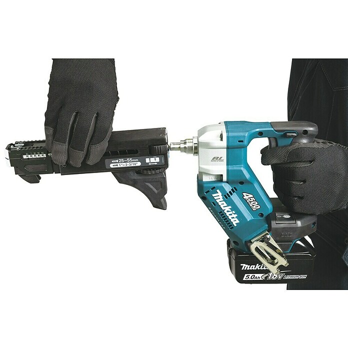 Makita LXT 18V Atornillador para placas de yeso de batería DFR552Z (18 V, Sin batería, 4.500 r.p.m.) | BAUHAUS