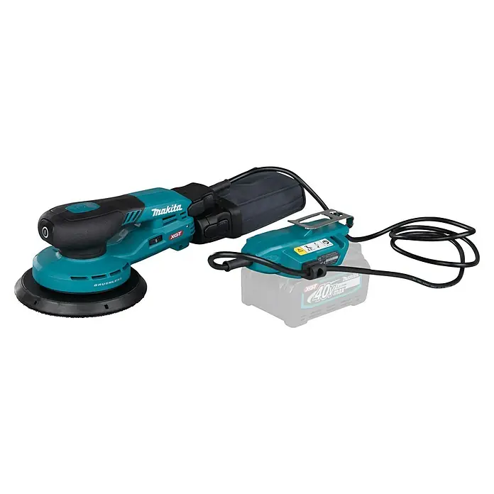 Makita XGT 40V max. Akku-Exzenterschleifer BO002CGZ - 40 V, Ohne Akku, Durchmesser Schleifteller: 150 mm - Makita Akku-Exzenterschleifer XGT mit Staubabsaugung und Akku für effizientes Schleifen. Leistungsstark und handlich für professionelle Ergebnisse.