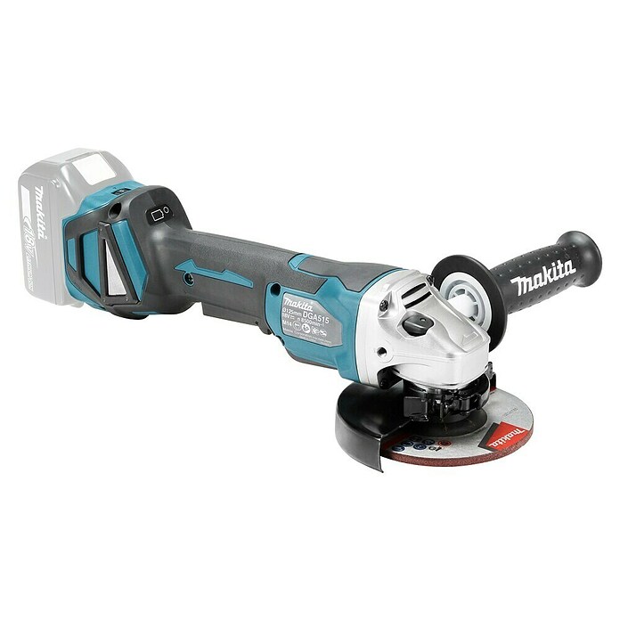 Makita LXT 18V Amoladora angular de batería DGA515 (18 V, Sin batería, Diámetro disco: 125 mm) | BAUHAUS