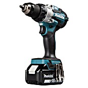 Makita LXT 18V Taladro atornillador percutor de batería DHP489RTJ (18 V, 2 baterías, 5 Ah, 73 Nm) | BAUHAUS