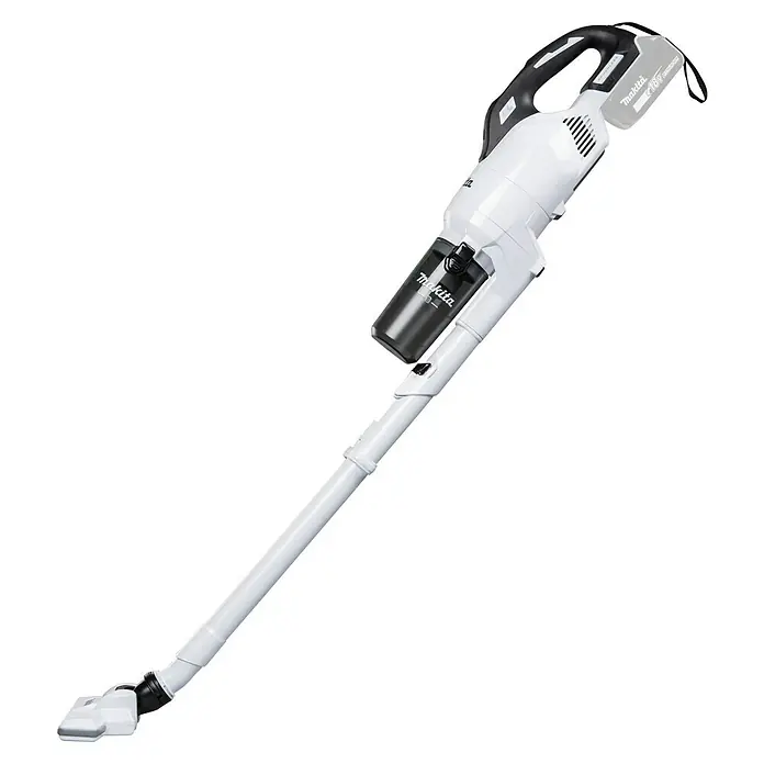 Makita LXT 18V Aspirador de batería DCL286FZW - 18 V, Sin batería, Volumen de recipiente: 0,25 l - Aspiradora inalámbrica Makita, un dispositivo de limpieza ligero y eficiente. Perfecta para limpiezas rápidas con su diseño fácil de usar.