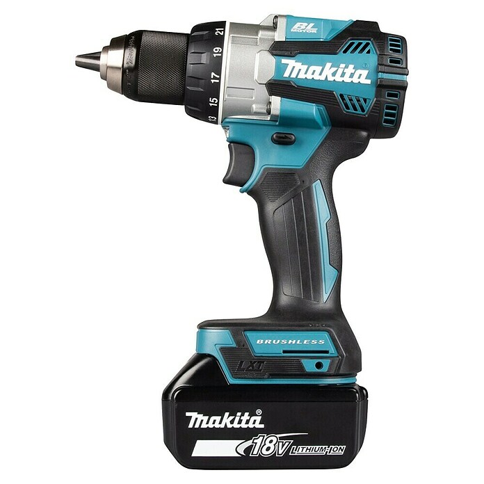 Makita LXT 18V Taladro atornillador de batería DDF489 (18 V, 2 baterías, 73 Nm) | BAUHAUS
