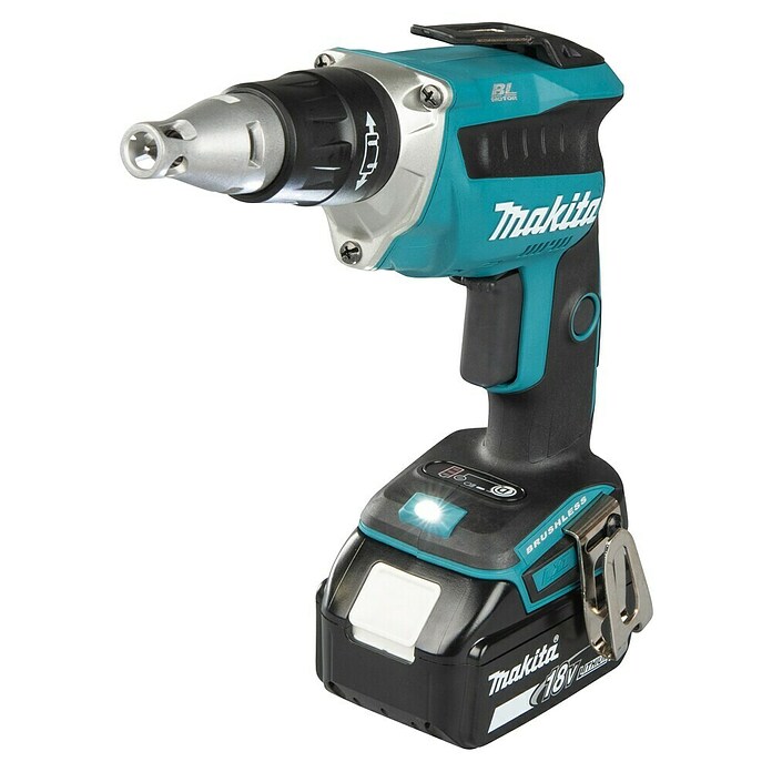 Makita LXT 18V Atornillador de batería DFS452AJX2 (18 V, 2 baterías, 2 Ah) | BAUHAUS