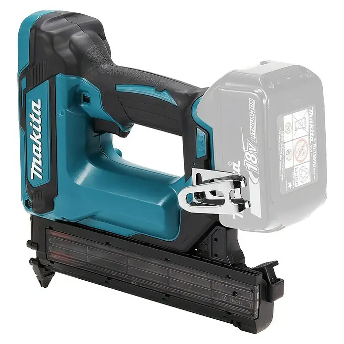 Makita LXT 18V Clavadora de batería DFN350 - 18 V, Sin batería, Longitud del clavo: 15 mm - 35 mm - Clavadora inalámbrica Makita: Una herramienta potente para un clavado preciso y rápido, ideal para construcción y renovación.