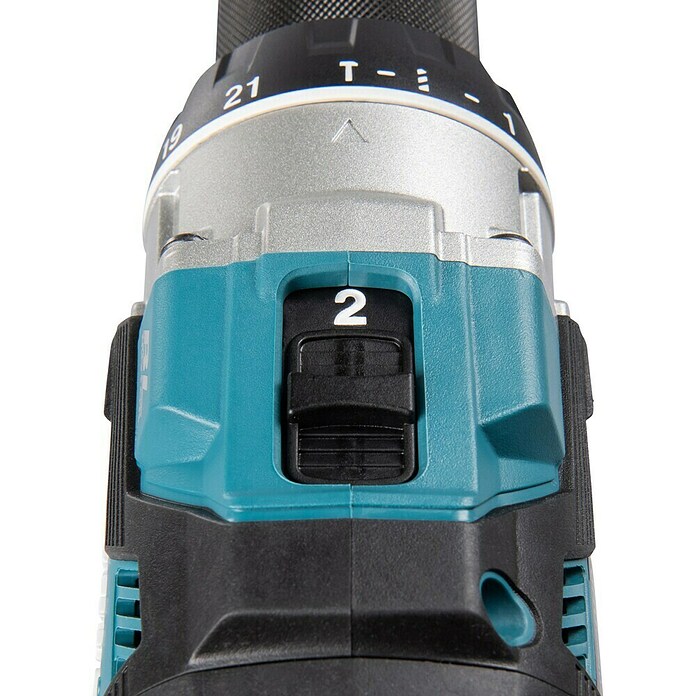 Makita LXT 18V Taladro atornillador percutor de batería DHP489 (18 V, Sin batería, 73 Nm) | BAUHAUS