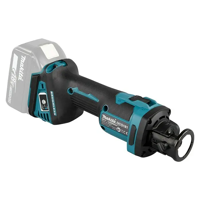Makita LXT 18V Herramienta rotativa a batería DCO181Z - 18 V, Número de revoluciones de marcha en vacío: 32.000 r.p.m. - Cortadora de paneles de yeso inalámbrica Makita DCO181 con batería de 18V, ideal para cortes precisos.